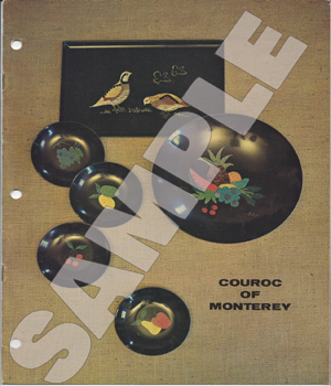 Couroc of Monterey-51 Couroc Product Catalogues 1958 to 1985.